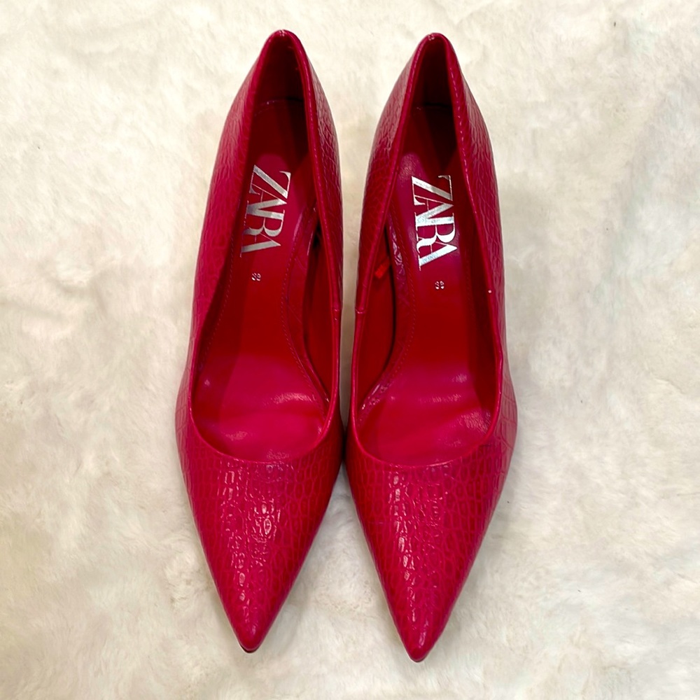 Zara heels pink